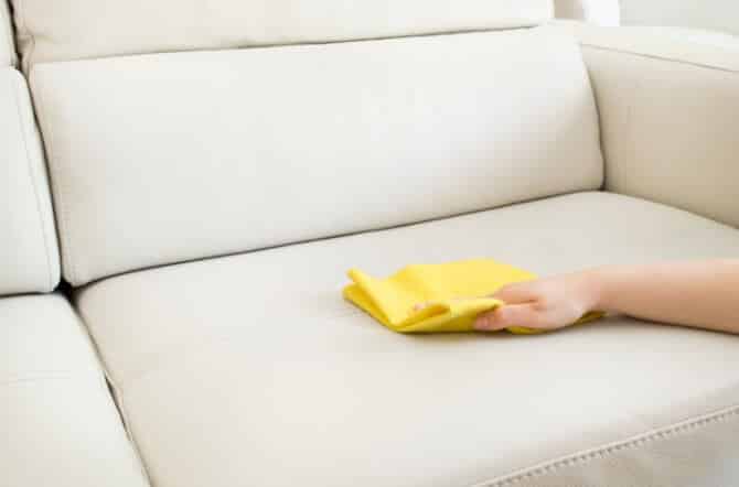 Как очистить пятна от мочи на диване