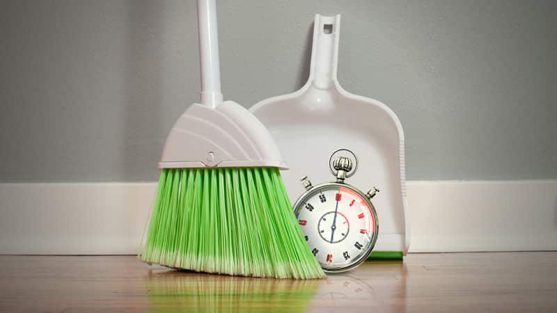 Быстрая уборка дома